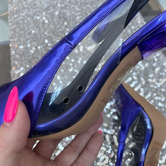 Aldo metallic purple heels - Picture 3 of 5